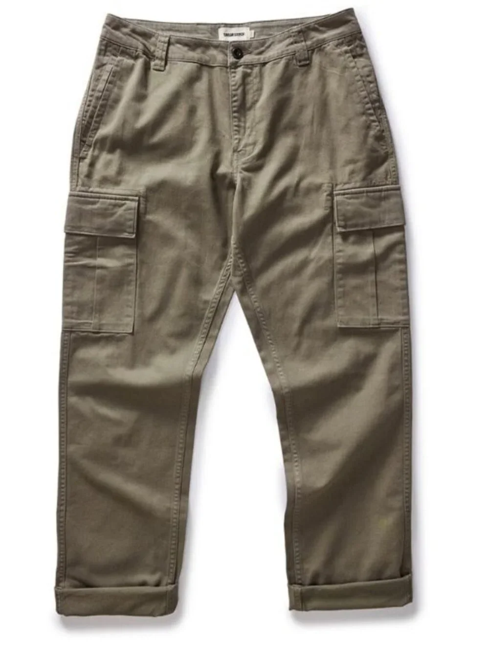 TAYLOR STITCH Organic Cotton Tommie Cargo Pants in Fatigue Olive Size 30/32